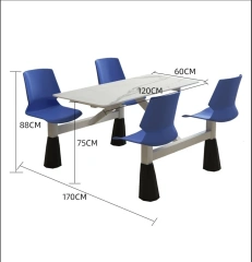 school canteen furniture 4 seaters dining table and chair sets for restaurant Connecting Tables and Chairs,school canteen furniture 4 seaters dining table and chair sets for restaurant Connecting Tables and Chairs,DAILY UP FURNITURE-The professional supplier of School Furniture, Office Furniture, Home Furnirure