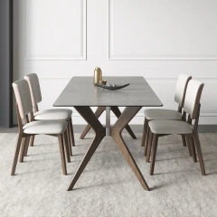 Rock Slab Dinning Table and Chairs Nordic Rectangular Dinning Tables Home Dinning table and chair sets,Rock Slab Dinning Table and Chairs Nordic Rectangular Dinning Tables Home Dinning table and chair sets,DAILY UP FURNITURE-The professional supplier of School Furniture, Office Furniture, Home Furnirure