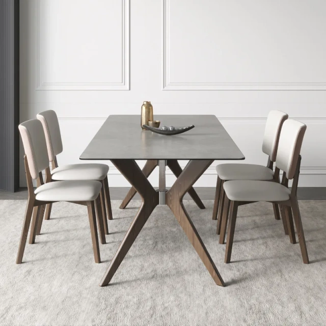 Rock Slab Dinning Table and Chairs Nordic Rectangular Dinning Tables Home Dinning table and chair sets,Rock Slab Dinning Table and Chairs Nordic Rectangular Dinning Tables Home Dinning table and chair sets,DAILY UP FURNITURE-The professional supplier of School Furniture, Office Furniture, Home Furnirure