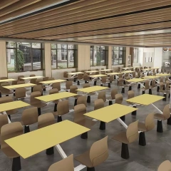 school canteen furniture 4 seaters dining table and chair sets for restaurant Connecting Tables and Chairs,school canteen furniture 4 seaters dining table and chair sets for restaurant Connecting Tables and Chairs,DAILY UP FURNITURE-The professional supplier of School Furniture, Office Furniture, Home Furnirure