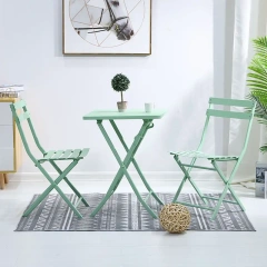 Leisure Table and Chair Set Iron Folding Outdoor Patio Small Tea Table and Chairs,Leisure Table and Chair Set Iron Folding Outdoor Patio Small Tea Table and Chairs,DAILY UP FURNITURE-The professional supplier of School Furniture, Office Furniture, Home Furnirure