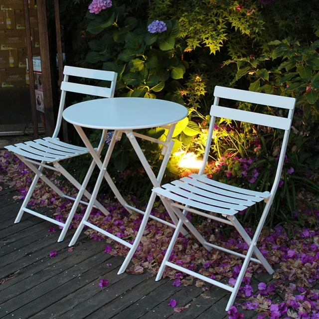 Leisure Table and Chair Set Iron Folding Outdoor Patio Small Tea Table and Chairs,Leisure Table and Chair Set Iron Folding Outdoor Patio Small Tea Table and Chairs,DAILY UP FURNITURE-The professional supplier of School Furniture, Office Furniture, Home Furnirure