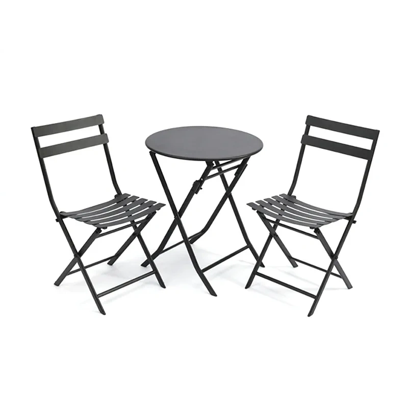 Leisure Table and Chair Set Iron Folding Outdoor Patio Small Tea Table and Chairs,Leisure Table and Chair Set Iron Folding Outdoor Patio Small Tea Table and Chairs,DAILY UP FURNITURE-The professional supplier of School Furniture, Office Furniture, Home Furnirure
