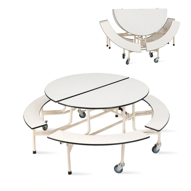 School Cafeteria & Lunchroom Tables Foldable Dining Table and Chair Round Dining Table Set  Staff Canteen Dining Table and chair,School Cafeteria & Lunchroom Tables Foldable Dining Table and Chair Round Dining Table Set  Staff Canteen Dining Table and chair,DAILY UP FURNITURE-The professional supplier of School Furniture, Office Furniture, Home Furnirure