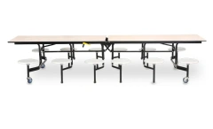 School Canteen table and chair set 12 Seats Rectangle Foldable  Dining Tables Wooden Cafeteria Canteen Table and Chair,School Canteen table and chair set 12 Seats Rectangle Foldable  Dining Tables Wooden Cafeteria Canteen Table and Chair,DAILY UP FURNITURE-The professional supplier of School Furniture, Office Furniture, Home Furnirure