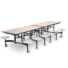 School Canteen table and chair set 12 Seats Rectangle Foldable  Dining Tables Wooden Cafeteria Canteen Table and Chair,School Canteen table and chair set 12 Seats Rectangle Foldable  Dining Tables Wooden Cafeteria Canteen Table and Chair,DAILY UP FURNITURE-The professional supplier of School Furniture, Office Furniture, Home Furnirure