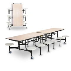 School Canteen table and chair set 12 Seats Rectangle Foldable  Dining Tables Wooden Cafeteria Canteen Table and Chair,School Canteen table and chair set 12 Seats Rectangle Foldable  Dining Tables Wooden Cafeteria Canteen Table and Chair,DAILY UP FURNITURE-The professional supplier of School Furniture, Office Furniture, Home Furnirure