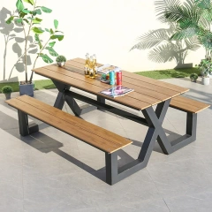 Outdoor Patio Dining Table And Chairs Wooden Table With Bench outdoor dining table and chairs,Outdoor Patio Dining Table And Chairs Wooden Table With Bench outdoor dining table and chairs,DAILY UP FURNITURE-The professional supplier of School Furniture, Office Furniture, Home Furnirure
