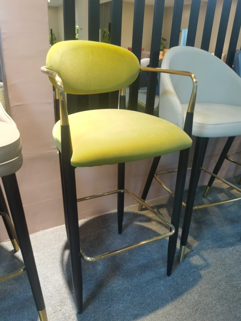 Luxury bar Stools with Backrest hotel chair bar chair  Kitchen counter height stools,Luxury bar Stools with Backrest hotel chair bar chair  Kitchen counter height stools,DAILY UP FURNITURE-The professional supplier of School Furniture, Office Furniture, Home Furnirure