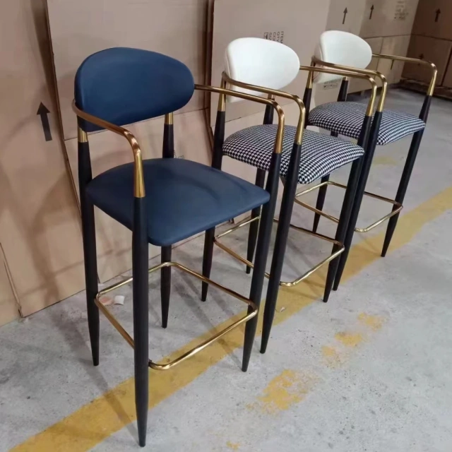 Luxury bar Stools with Backrest hotel chair bar chair  Kitchen counter height stools,Luxury bar Stools with Backrest hotel chair bar chair  Kitchen counter height stools,DAILY UP FURNITURE-The professional supplier of School Furniture, Office Furniture, Home Furnirure