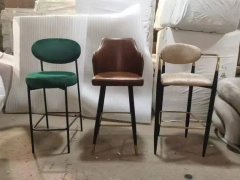 Luxury bar Stools with Backrest hotel chair bar chair  Kitchen counter height stools,Luxury bar Stools with Backrest hotel chair bar chair  Kitchen counter height stools,DAILY UP FURNITURE-The professional supplier of School Furniture, Office Furniture, Home Furnirure