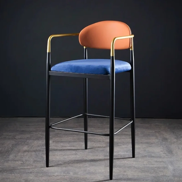 Luxury bar Stools with Backrest hotel chair bar chair  Kitchen counter height stools,Luxury bar Stools with Backrest hotel chair bar chair  Kitchen counter height stools,DAILY UP FURNITURE-The professional supplier of School Furniture, Office Furniture, Home Furnirure