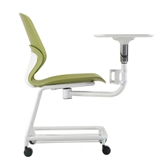 Ergonomic University Training Chair with Flip-Up Desk | Swivel Wheels & Durable PP Armrests for Classroom, Library, Lecture Halls,Ergonomic University Training Chair with Flip-Up Desk | Swivel Wheels & Durable PP Armrests for Classroom, Library, Lecture Halls,DAILY UP FURNITURE-The professional supplier of School Furniture, Office Furniture, Home Furnirure