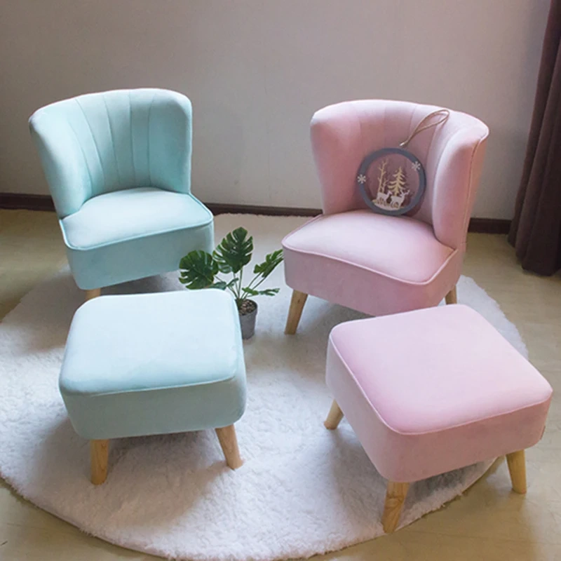 Kids Wooden Frame Lazy chair with Stool Set  Bedroom Lovely baby Chair,Kids Wooden Frame Lazy chair with Stool Set  Bedroom Lovely baby Chair,DAILY UP FURNITURE-The professional supplier of School Furniture, Office Furniture, Home Furnirure