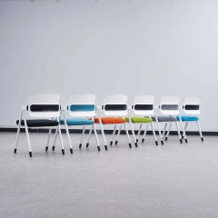 Heavy-Duty Foldable Training Chair - Metal Frame with Ergonomic Plastic Backrest & Breathable Fabric Seat for School/Office,Heavy-Duty Foldable Training Chair - Metal Frame with Ergonomic Plastic Backrest & Breathable Fabric Seat for School/Office,DAILY UP FURNITURE-The professional supplier of School Furniture, Office Furniture, Home Furnirure