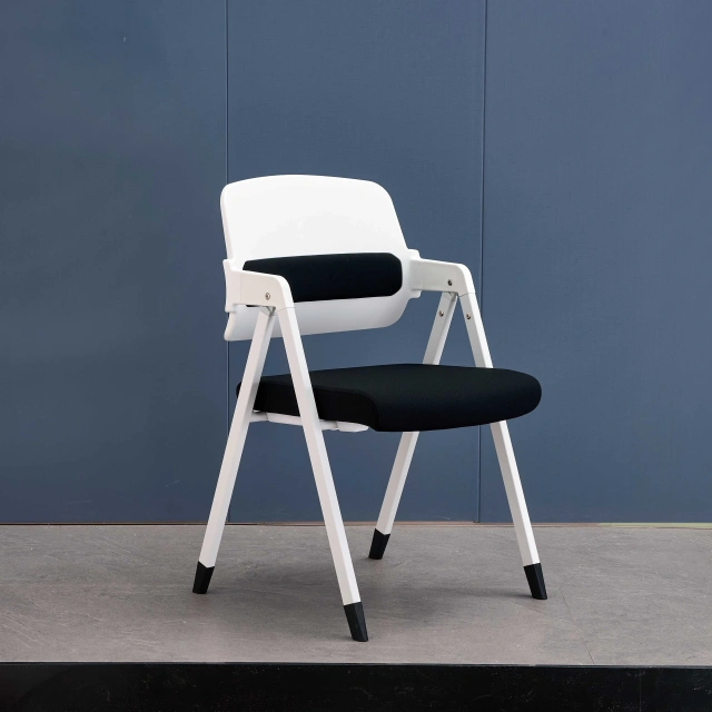 Heavy-Duty Foldable Training Chair - Metal Frame with Ergonomic Plastic Backrest & Breathable Fabric Seat for School/Office,Heavy-Duty Foldable Training Chair - Metal Frame with Ergonomic Plastic Backrest & Breathable Fabric Seat for School/Office,DAILY UP FURNITURE-The professional supplier of School Furniture, Office Furniture, Home Furnirure