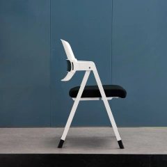 Heavy-Duty Foldable Training Chair - Metal Frame with Ergonomic Plastic Backrest & Breathable Fabric Seat for School/Office,Heavy-Duty Foldable Training Chair - Metal Frame with Ergonomic Plastic Backrest & Breathable Fabric Seat for School/Office,DAILY UP FURNITURE-The professional supplier of School Furniture, Office Furniture, Home Furnirure