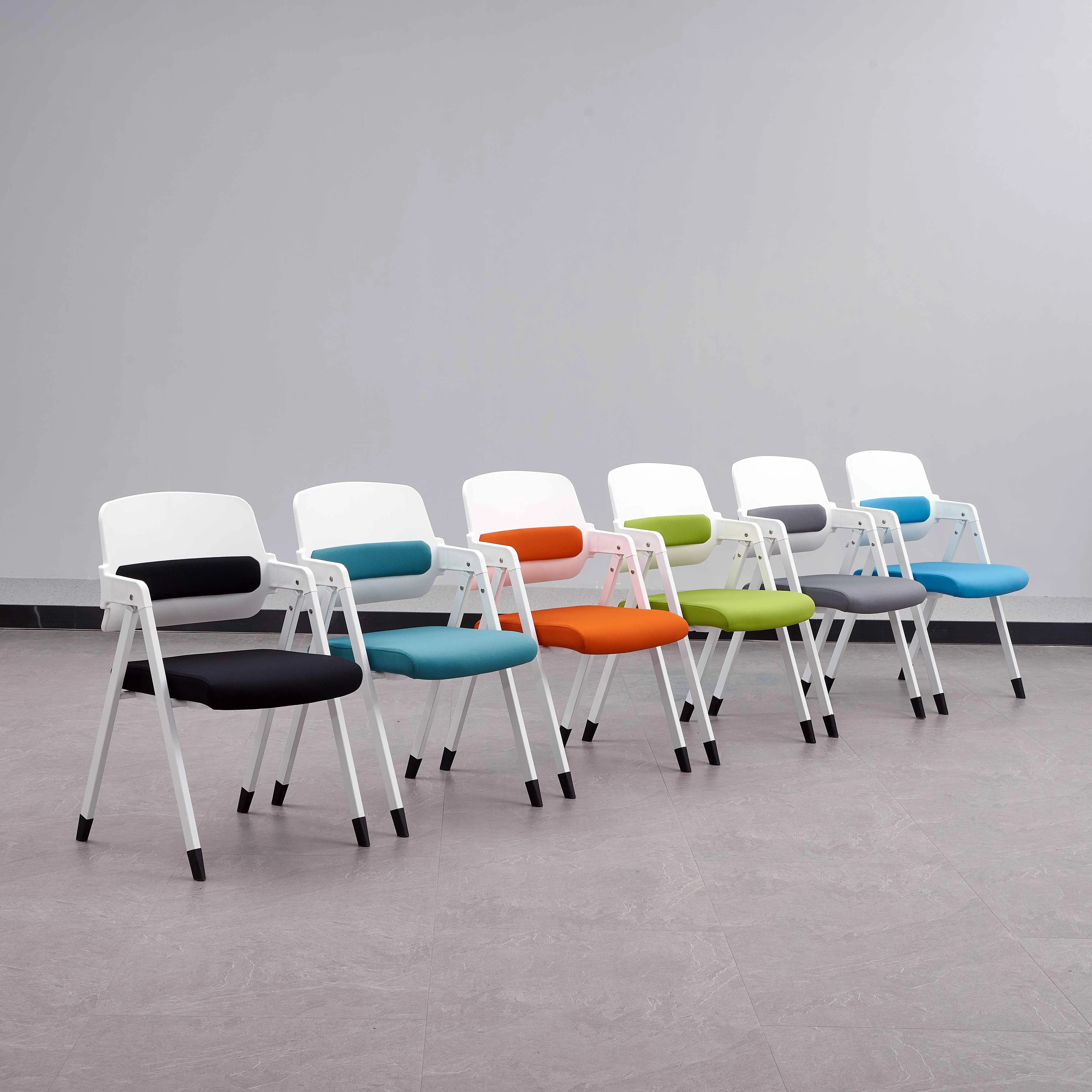 Heavy-Duty Foldable Training Chair - Metal Frame with Ergonomic Plastic Backrest & Breathable Fabric Seat for School/Office,Heavy-Duty Foldable Training Chair - Metal Frame with Ergonomic Plastic Backrest & Breathable Fabric Seat for School/Office,DAILY UP FURNITURE-The professional supplier of School Furniture, Office Furniture, Home Furnirure