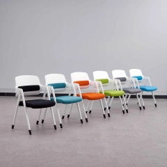 Heavy-Duty Foldable Training Chair - Metal Frame with Ergonomic Plastic Backrest & Breathable Fabric Seat for School/Office,Heavy-Duty Foldable Training Chair - Metal Frame with Ergonomic Plastic Backrest & Breathable Fabric Seat for School/Office,DAILY UP FURNITURE-The professional supplier of School Furniture, Office Furniture, Home Furnirure