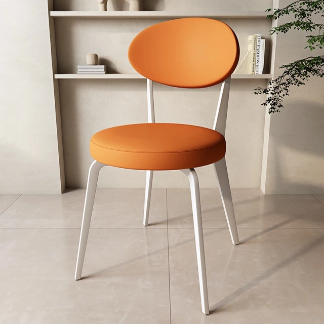 French Cream Style Leather Dining Chair Simple Modern Leaning Metal Back Chair Luxury Hotel Chairs Restaurant Furniture,French Cream Style Leather Dining Chair Simple Modern Leaning Metal Back Chair Luxury Hotel Chairs Restaurant Furniture,DAILY UP FURNITURE-The professional supplier of School Furniture, Office Furniture, Home Furnirure