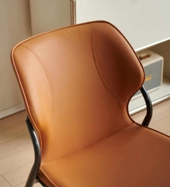 Modern Leather Upholstered Back Chair Sub Simple Scandinavian Iron Luxury Hotel Restaurant Chair Furniture,Modern Leather Upholstered Back Chair Sub Simple Scandinavian Iron Luxury Hotel Restaurant Chair Furniture,DAILY UP FURNITURE-The professional supplier of School Furniture, Office Furniture, Home Furnirure