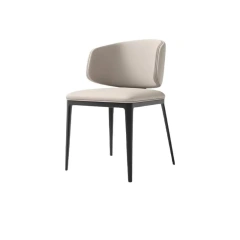 Minimalist High-End Dining Chair Solid Wood Backrest Modern In-Stock Genuine Leather Seat Metal Frame High-End Dining Table,Minimalist High-End Dining Chair Solid Wood Backrest Modern In-Stock Genuine Leather Seat Metal Frame High-End Dining Table,DAILY UP FURNITURE-The professional supplier of School Furniture, Office Furniture, Home Furnirure