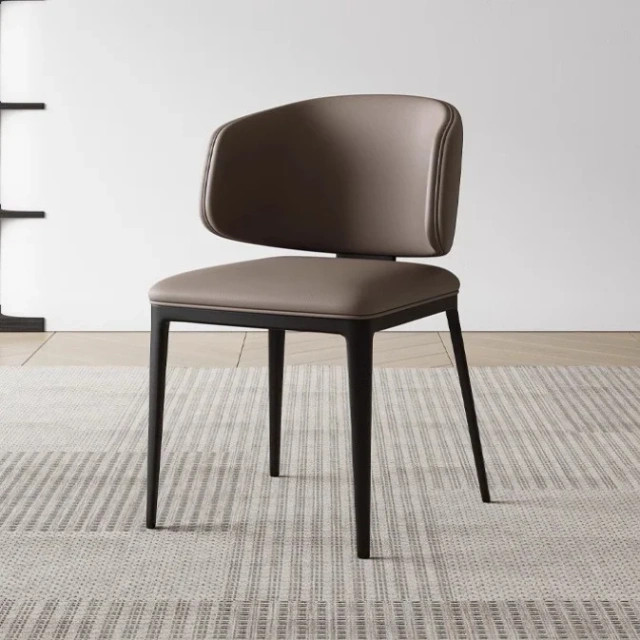 Minimalist High-End Dining Chair Solid Wood Backrest Modern In-Stock Genuine Leather Seat Metal Frame High-End Dining Table,Minimalist High-End Dining Chair Solid Wood Backrest Modern In-Stock Genuine Leather Seat Metal Frame High-End Dining Table,DAILY UP FURNITURE-The professional supplier of School Furniture, Office Furniture, Home Furnirure