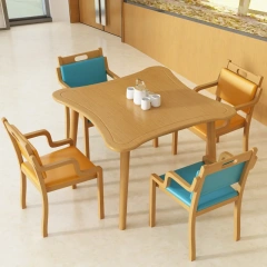 Modern Nursing Home Institution Aging Dining Upholstered Table and Chairs Medical Dining Chairs and Table,Modern Nursing Home Institution Aging Dining Upholstered Table and Chairs Medical Dining Chairs and Table,DAILY UP FURNITURE-The professional supplier of School Furniture, Office Furniture, Home Furnirure