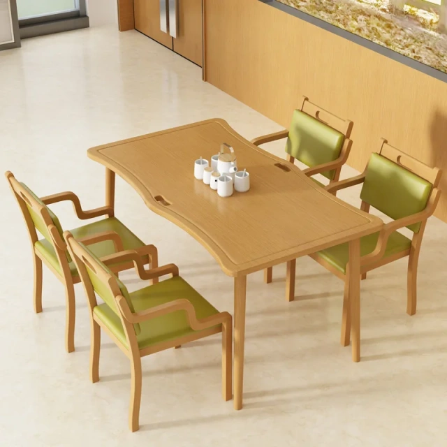 Modern Nursing Home Institution Aging Dining Upholstered Table and Chairs Medical Dining Chairs and Table,Modern Nursing Home Institution Aging Dining Upholstered Table and Chairs Medical Dining Chairs and Table,DAILY UP FURNITURE-The professional supplier of School Furniture, Office Furniture, Home Furnirure