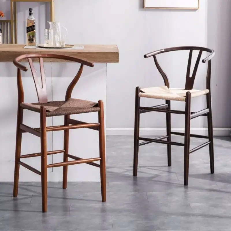 Factory Supplies High Cane Dining Chair Solid Wood Wishbone Bar Stools High Quality Rattan Bar Stool for Cafe Shop,Factory Supplies High Cane Dining Chair Solid Wood Wishbone Bar Stools High Quality Rattan Bar Stool for Cafe Shop,DAILY UP FURNITURE-The professional supplier of School Furniture, Office Furniture, Home Furnirure