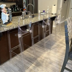 Luxury Dining Banquet Party Transparent Clear Acrylic Plastic High Stool Ghost Bar Chairs for Event,Luxury Dining Banquet Party Transparent Clear Acrylic Plastic High Stool Ghost Bar Chairs for Event,DAILY UP FURNITURE-The professional supplier of School Furniture, Office Furniture, Home Furnirure