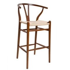 Factory Supplies High Cane Dining Chair Solid Wood Wishbone Bar Stools High Quality Rattan Bar Stool for Cafe Shop,Factory Supplies High Cane Dining Chair Solid Wood Wishbone Bar Stools High Quality Rattan Bar Stool for Cafe Shop,DAILY UP FURNITURE-The professional supplier of School Furniture, Office Furniture, Home Furnirure