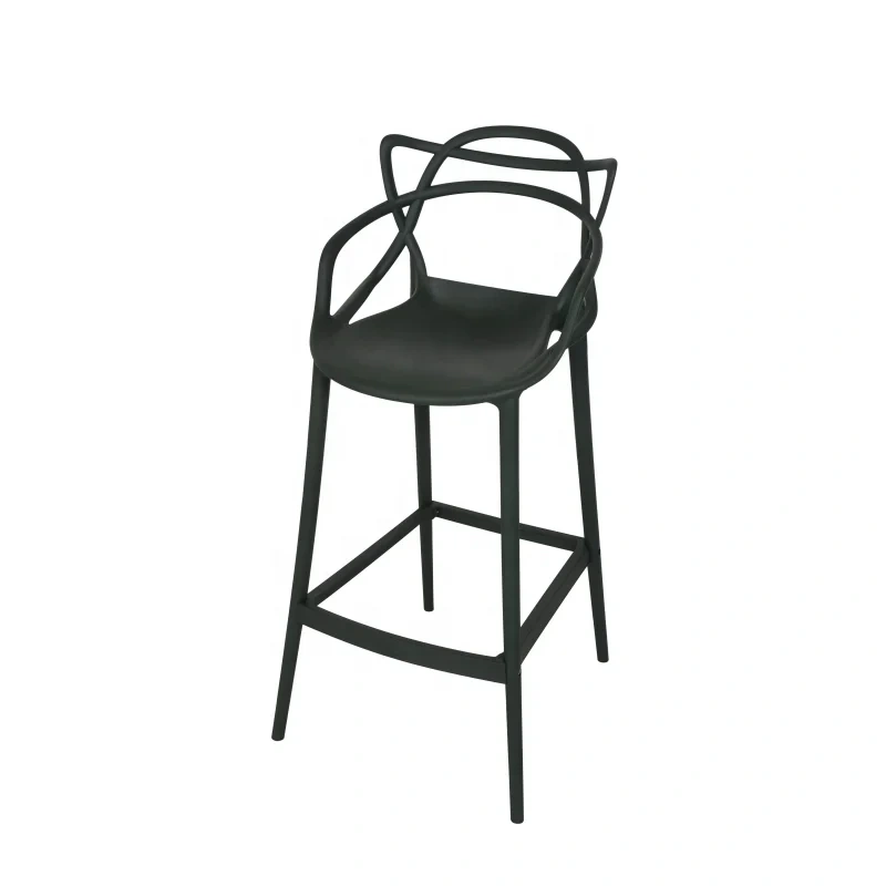 Nordic Counter Height Armrest Black Polypropylene Plastic bar Stool,Nordic Counter Height Armrest Black Polypropylene Plastic bar Stool,DAILY UP FURNITURE-The professional supplier of School Furniture, Office Furniture, Home Furnirure