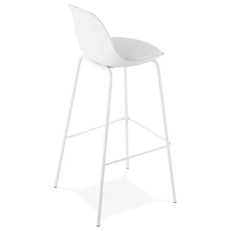 Rustic counter height white pp bar chair with leather cushion,Rustic counter height white pp bar chair with leather cushion,DAILY UP FURNITURE-The professional supplier of School Furniture, Office Furniture, Home Furnirure