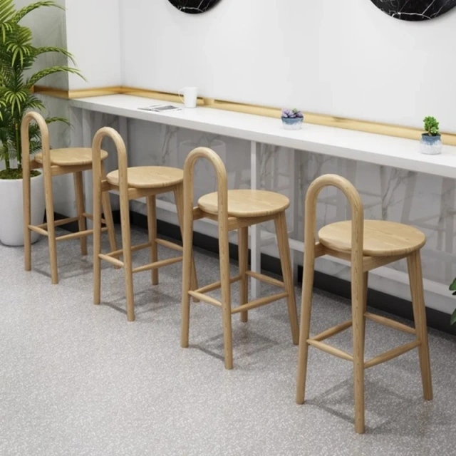 Modern Simple Bar Stool with High Legs Chair Solid Wood High Chair for bar or Coffee Shop Use bar Furniture,Modern Simple Bar Stool with High Legs Chair Solid Wood High Chair for bar or Coffee Shop Use bar Furniture,DAILY UP FURNITURE-The professional supplier of School Furniture, Office Furniture, Home Furnirure
