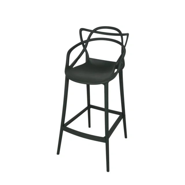 Nordic Counter Height Armrest Black Polypropylene Plastic bar Stool,Nordic Counter Height Armrest Black Polypropylene Plastic bar Stool,DAILY UP FURNITURE-The professional supplier of School Furniture, Office Furniture, Home Furnirure