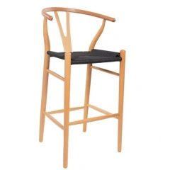 Factory Supplies High Cane Dining Chair Solid Wood Wishbone Bar Stools High Quality Rattan Bar Stool for Cafe Shop,Factory Supplies High Cane Dining Chair Solid Wood Wishbone Bar Stools High Quality Rattan Bar Stool for Cafe Shop,DAILY UP FURNITURE-The professional supplier of School Furniture, Office Furniture, Home Furnirure