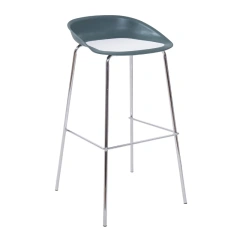 Customized Cheap Metal Sillas Para bar High Chair Plastic Green bar Stool with Chrome Legs,Customized Cheap Metal Sillas Para bar High Chair Plastic Green bar Stool with Chrome Legs,DAILY UP FURNITURE-The professional supplier of School Furniture, Office Furniture, Home Furnirure