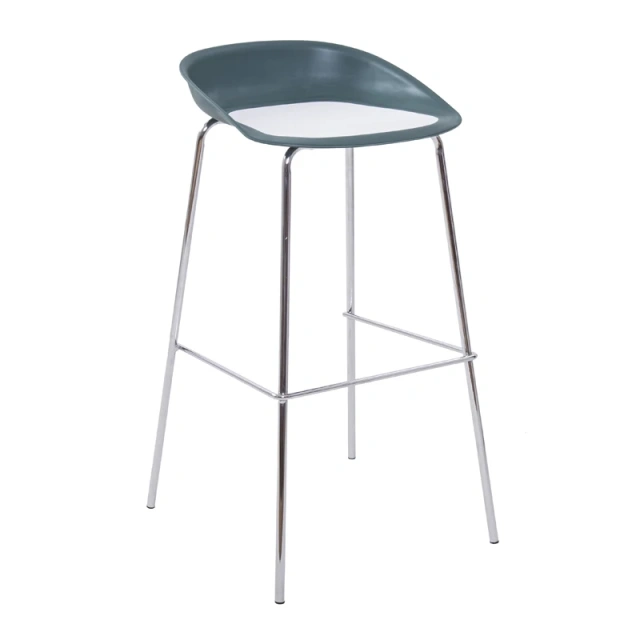 Customized Cheap Metal Sillas Para bar High Chair Plastic Green bar Stool with Chrome Legs,Customized Cheap Metal Sillas Para bar High Chair Plastic Green bar Stool with Chrome Legs,DAILY UP FURNITURE-The professional supplier of School Furniture, Office Furniture, Home Furnirure