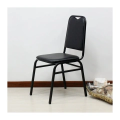 High Quality Modern Black Metal Frame Thick Padded Stackable Banquet Dining Chair,High Quality Modern Black Metal Frame Thick Padded Stackable Banquet Dining Chair,DAILY UP FURNITURE-The professional supplier of School Furniture, Office Furniture, Home Furnirure