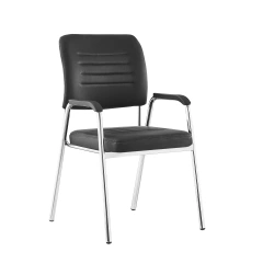 High Quality Metal Frame Stacking Chair Pvc Leather Guest Office Visitor Chair Conference Staff Student Chair With Arm,High Quality Metal Frame Stacking Chair Pvc Leather Guest Office Visitor Chair Conference Staff Student Chair With Arm,DAILY UP FURNITURE-The professional supplier of School Furniture, Office Furniture, Home Furnirure