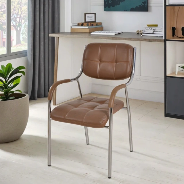 Modern High Quality Ergonomic Office Chair with Comfortable Leather Padded Cushions High-Back Computer Armchair Chrome Frame,Modern High Quality Ergonomic Office Chair with Comfortable Leather Padded Cushions High-Back Computer Armchair Chrome Frame,DAILY UP FURNITURE-The professional supplier of School Furniture, Office Furniture, Home Furnirure