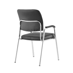 High Quality Metal Frame Stacking Chair Pvc Leather Guest Office Visitor Chair Conference Staff Student Chair With Arm,High Quality Metal Frame Stacking Chair Pvc Leather Guest Office Visitor Chair Conference Staff Student Chair With Arm,DAILY UP FURNITURE-The professional supplier of School Furniture, Office Furniture, Home Furnirure