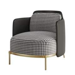 Italian Modern Vintage Comfortable Lazy Sofa Small Relaxing Chair Single Person Houndstooth Luxury Sofa Chair,Italian Modern Vintage Comfortable Lazy Sofa Small Relaxing Chair Single Person Houndstooth Luxury Sofa Chair,DAILY UP FURNITURE-The professional supplier of School Furniture, Office Furniture, Home Furnirure