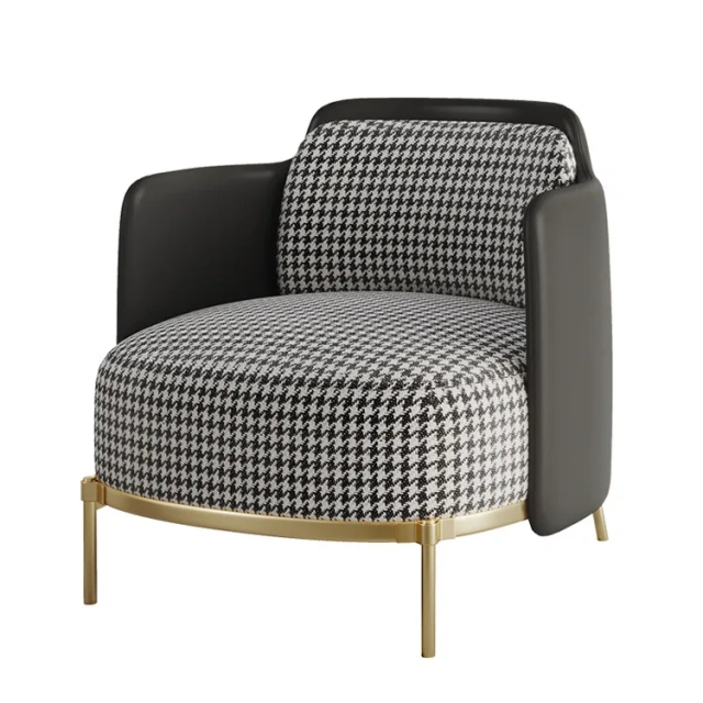 Italian Modern Vintage Comfortable Lazy Sofa Small Relaxing Chair Single Person Houndstooth Luxury Sofa Chair,Italian Modern Vintage Comfortable Lazy Sofa Small Relaxing Chair Single Person Houndstooth Luxury Sofa Chair,DAILY UP FURNITURE-The professional supplier of School Furniture, Office Furniture, Home Furnirure