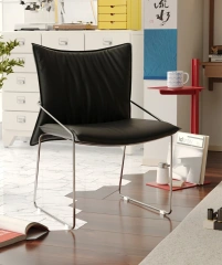 Modern Minimalist Metal and Leather Dining Chairs Solid Wood for Restaurants Hotels and Homes Furniture,Modern Minimalist Metal and Leather Dining Chairs Solid Wood for Restaurants Hotels and Homes Furniture,DAILY UP FURNITURE-The professional supplier of School Furniture, Office Furniture, Home Furnirure