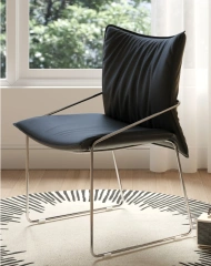 Modern Minimalist Metal and Leather Dining Chairs Solid Wood for Restaurants Hotels and Homes Furniture,Modern Minimalist Metal and Leather Dining Chairs Solid Wood for Restaurants Hotels and Homes Furniture,DAILY UP FURNITURE-The professional supplier of School Furniture, Office Furniture, Home Furnirure