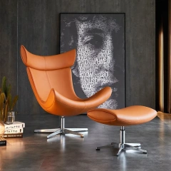 Modern Rotating Comfortable Leisure Chair With Stool Footrest,Modern Rotating Comfortable Leisure Chair With Stool Footrest LS-02,DAILY UP FURNITURE-The professional supplier of School Furniture, Office Furniture, Home Furnirure