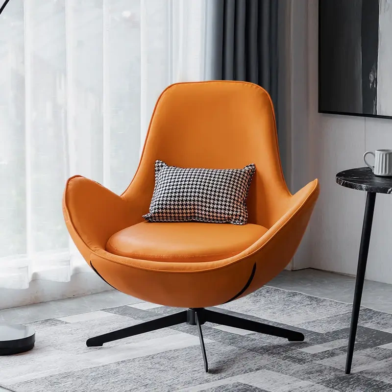 Light Luxury Single Sofa Chair Balcony Lazy Rotating Leisure Chair Designer Pu Leather Hotel Lounge Living Room Chairs,Light Luxury Single Sofa Chair Balcony Lazy Rotating Leisure Chair Designer Pu Leather Hotel Lounge Living Room Chairs,DAILY UP FURNITURE-The professional supplier of School Furniture, Office Furniture, Home Furnirure