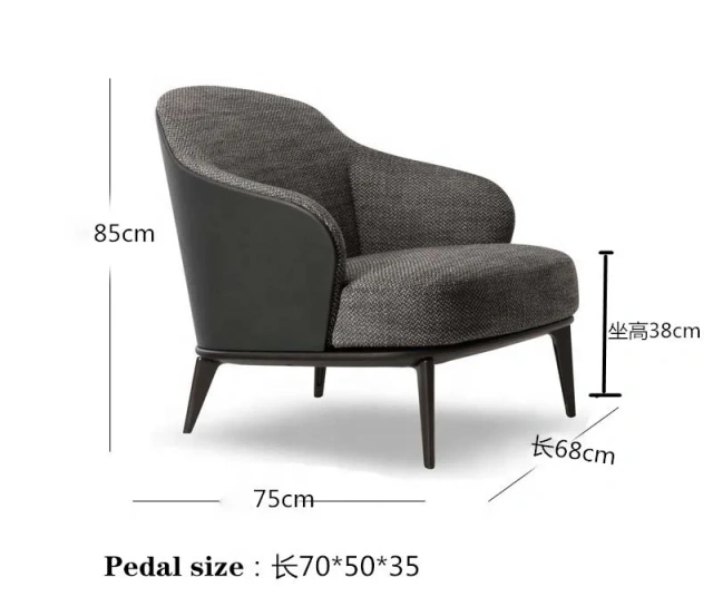 Hotel Chair Sofa Leather Chair Single High Back Nordic Leisure Recliner,Hotel Chair Sofa Leather Chair Single High Back Nordic Leisure Recliner,DAILY UP FURNITURE-The professional supplier of School Furniture, Office Furniture, Home Furnirure